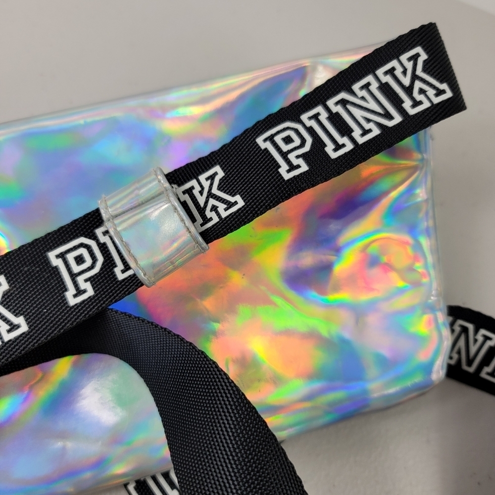 Victoria' Secrets PINK Fanny pack silver colored - Picture 5 of 9